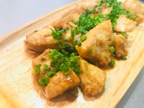 塩こうじでしっとり！鶏胸肉のガリバタチキン♫